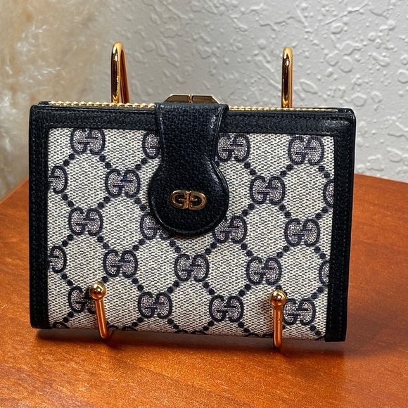 Gucci Handbags - GUCCI Vintage GG Plus French Purse
